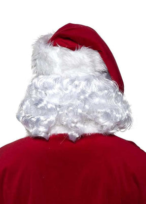 White Santa Wig and Beard Adult Costume Set | One Size