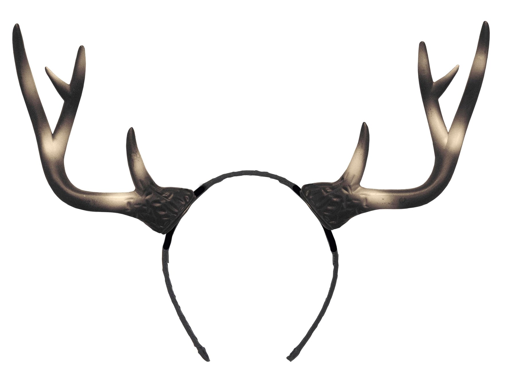 Grey Deer Antlers Adult Costume Headband