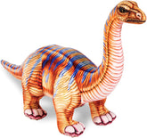 Real Planet Apatosaurus Brown 21.5 Inch Realistic Soft Plush