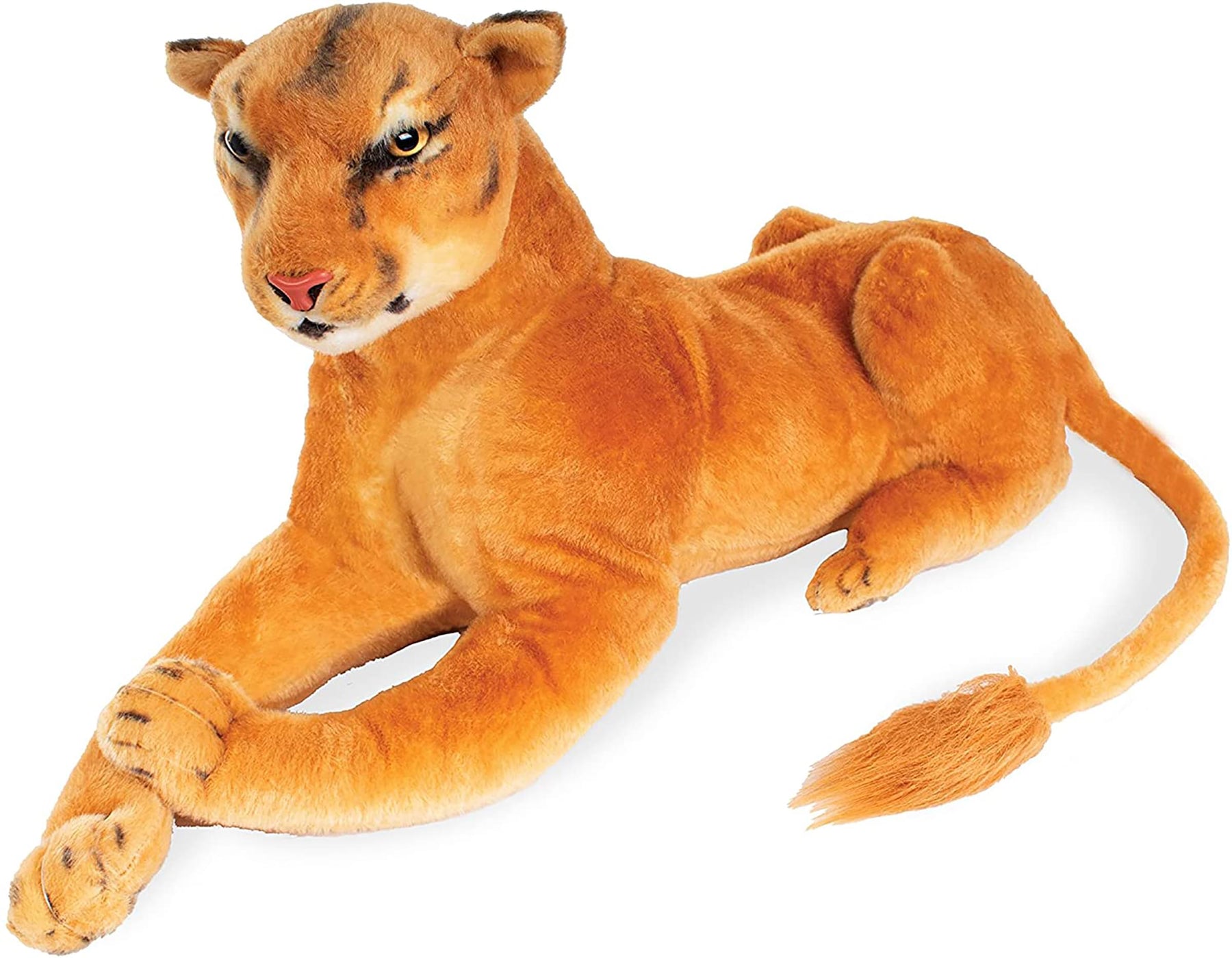 Real Planet Lioness Gold 15.5 Inch Realistic Soft Plush