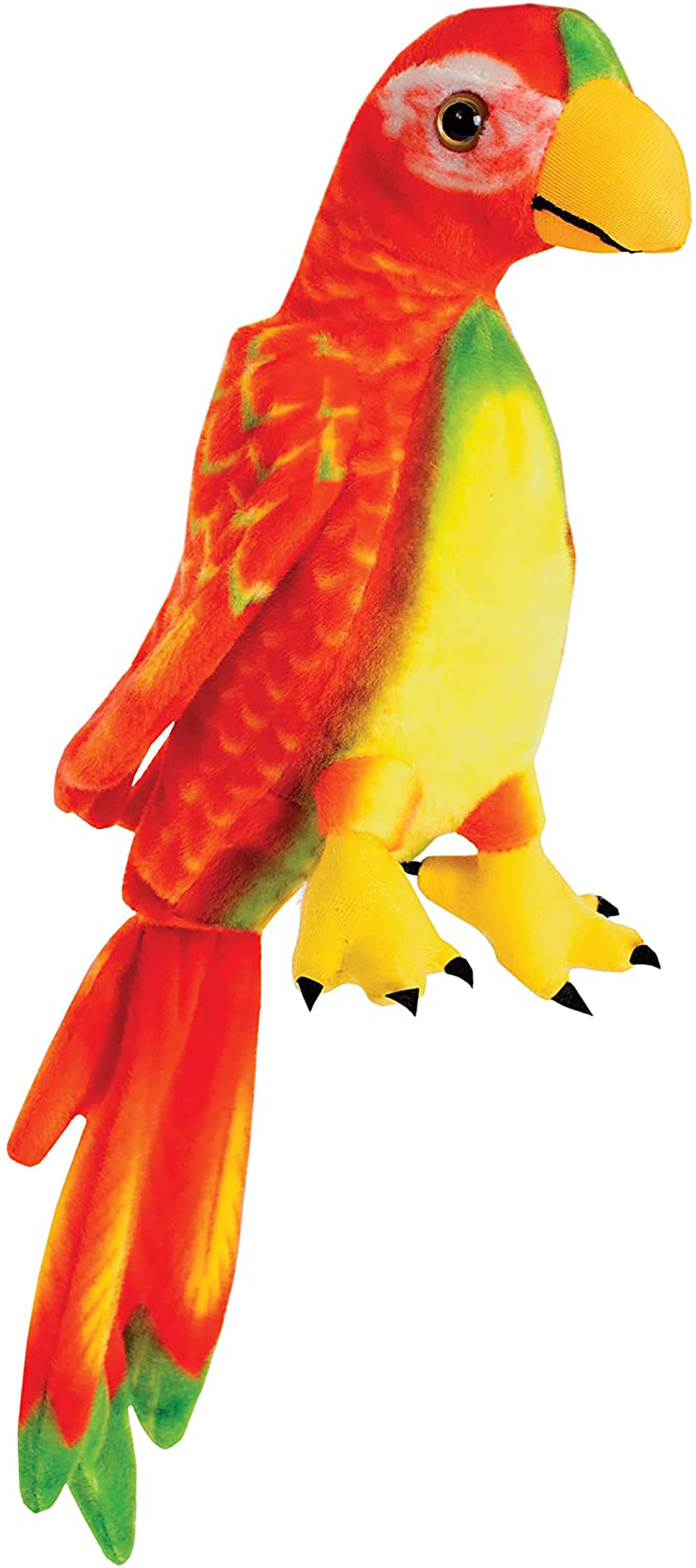 Real Planet Parrot Red 12 Inch Realistic Soft Plush