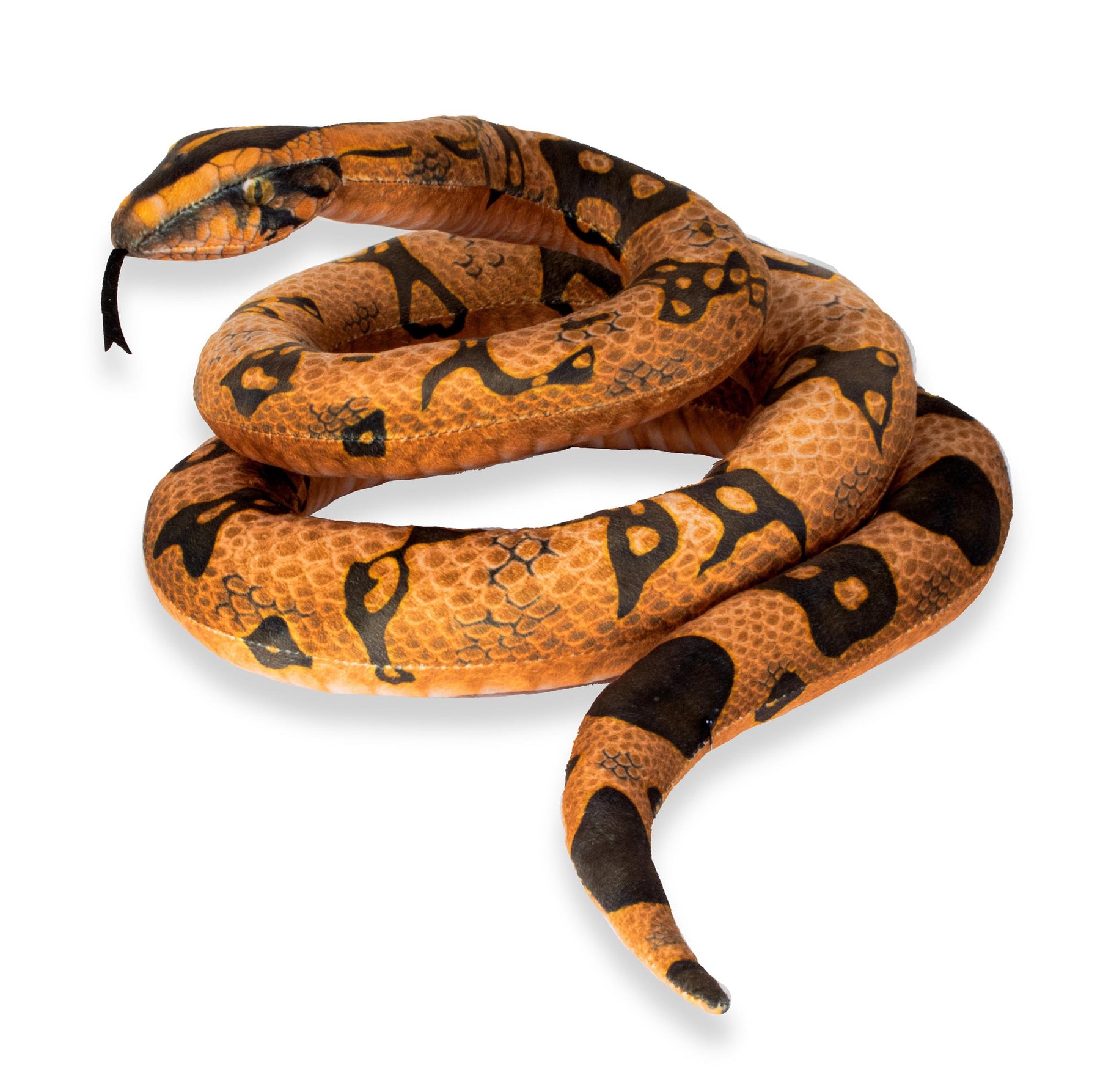 Real Planet Python Brown 78.7 Inch Realistic Soft Plush