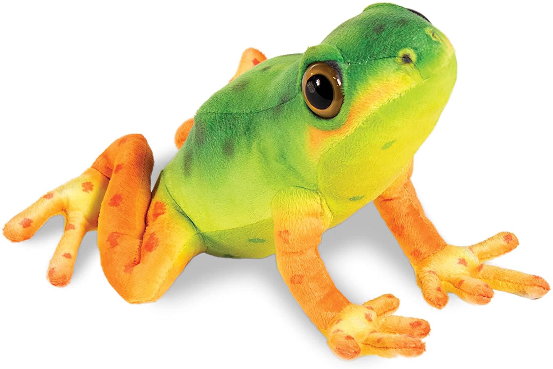 Real Planet Arrow Posion Frog Polka Dot Green 15 Inch Realistic Soft Plush