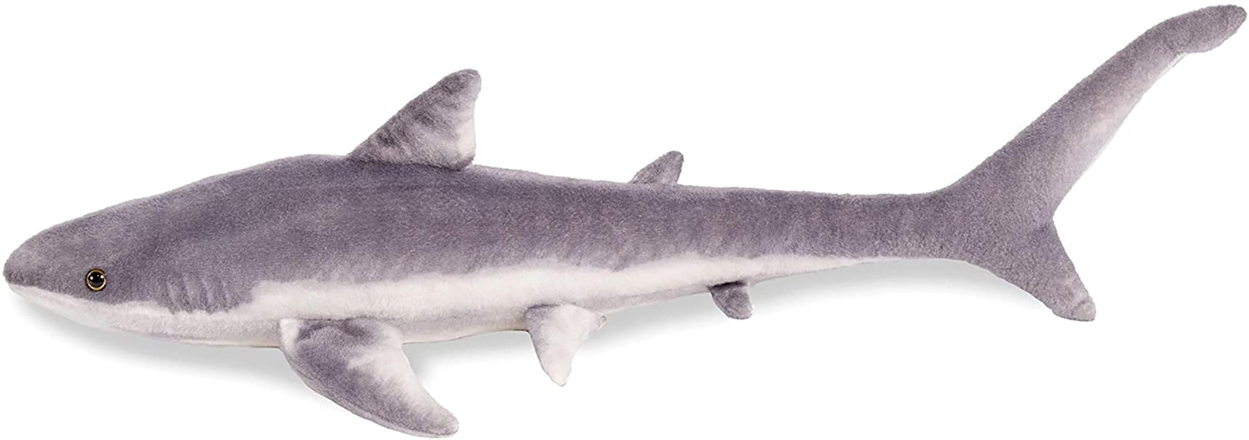Real Planet Great White Shark Purple 12 Inch Realistic Soft Plush