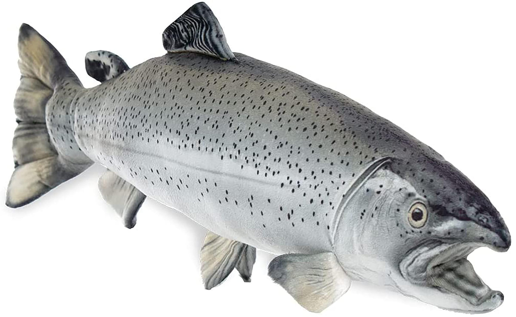 Real Planet Silver Trout Silver 14.25 Inch Realistic Soft Plush