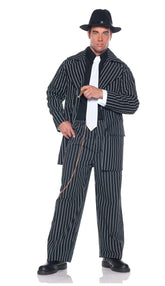Gangster Pinstripe Zoot Suit Costume One Size Fits Most