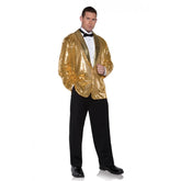 Gold Shimmer Sequin Adult Costume Jacket