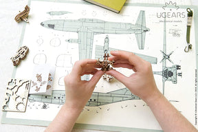 UGears U-Fidget 3D Wooden Puzzle Set | Planes