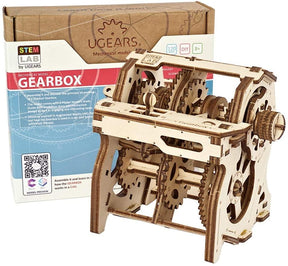 UGears Mechanical Models 3D Wooden Puzzle | Gearbox