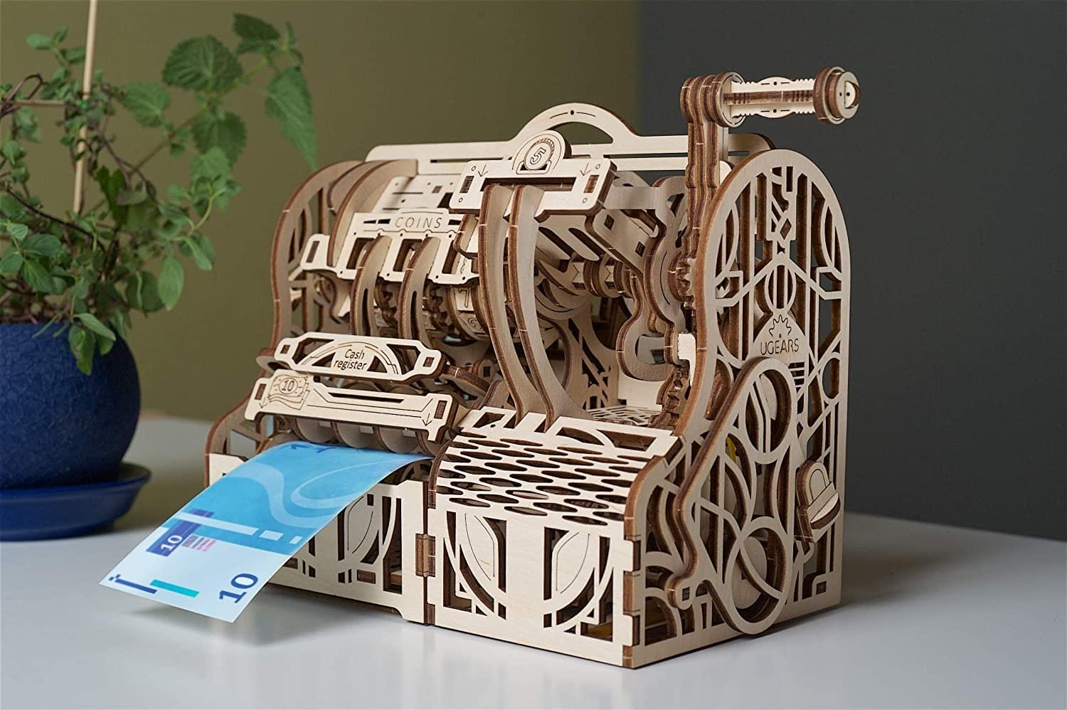 UGears Mechanical Models 3D Wooden Puzzle | Cash Register