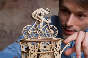 UGears Mechanical Models 3D Wooden Puzzle | Automaton Cyclist