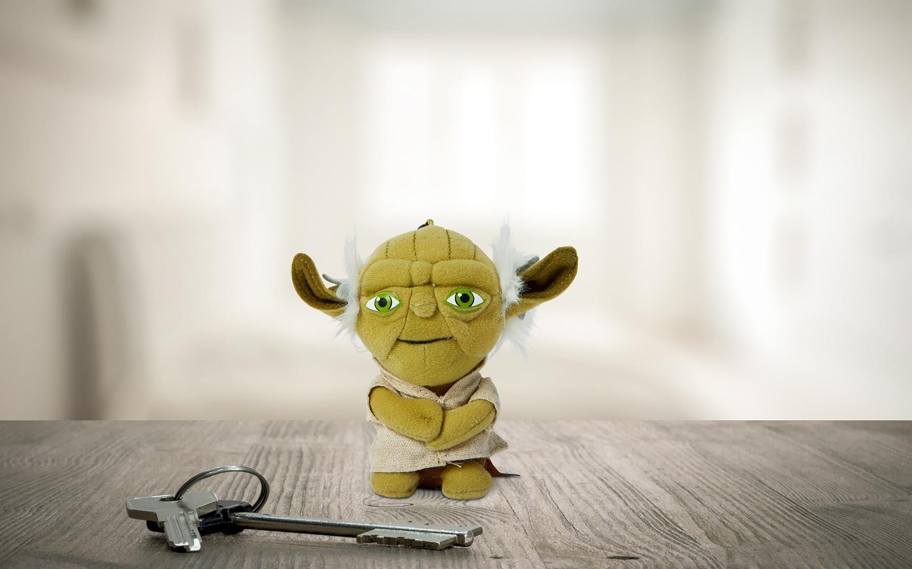 Star Wars Mini 4" Talking Plush Toy Clip On - Yoda