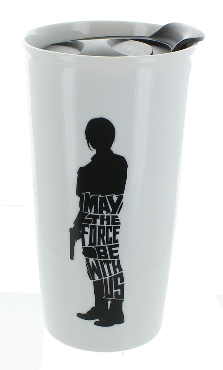 Star Wars Jyn Erso "May The Force Be With Us" 12oz Ceramic Travel Mug