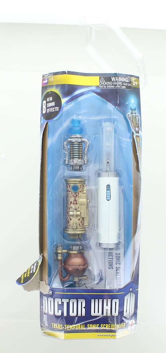 Doctor Who Trans-Temporal Sonic Screwdriver With Sound | Damaged Box
