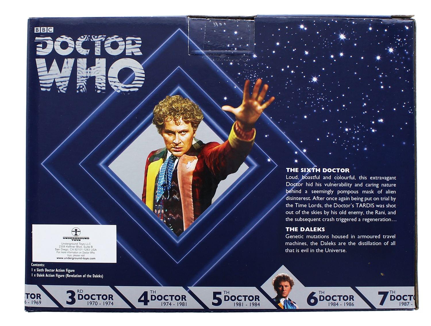 Doctor Who 6th Doctor w/ Dalek 6 Inch Figure Set - Revelation of the Daleks