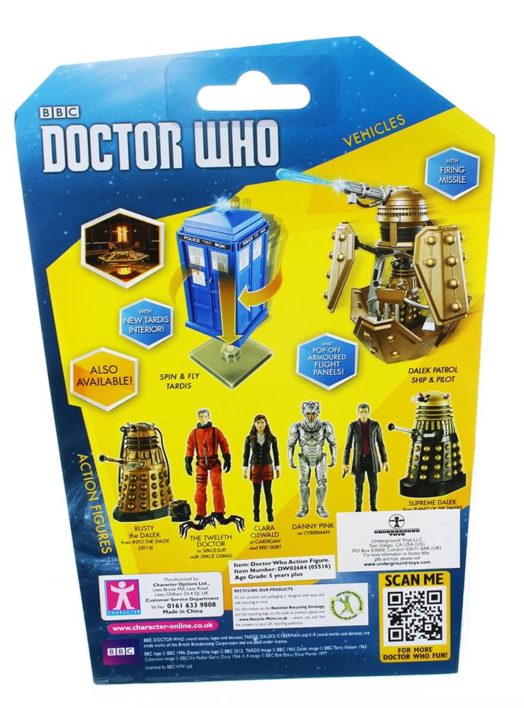 Doctor Who 3.75" Action Figure: 12th Doctor (Spacesuit w/ Space Germs)