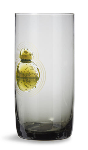 Star Wars: The Force Awakens 20oz Black Glass Tumbler - BB-8