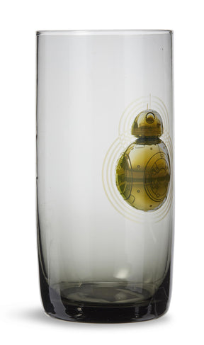 Star Wars: The Force Awakens 20oz Black Glass Tumbler - BB-8