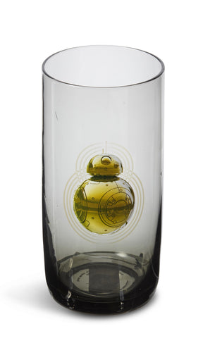 Star Wars: The Force Awakens 20oz Black Glass Tumbler - BB-8