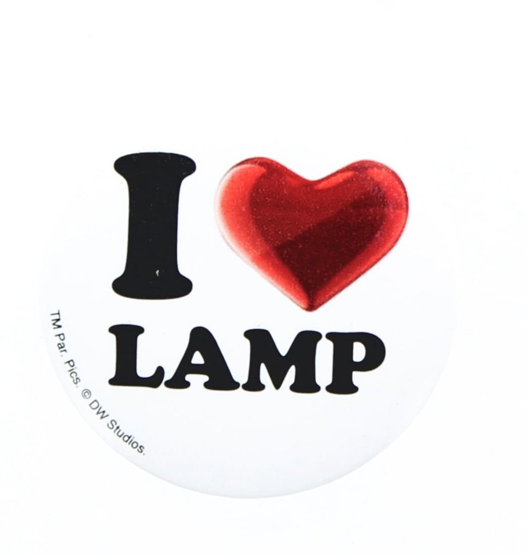 Anchorman The Legend of Ron Burgundy "I Love Lamp" Button