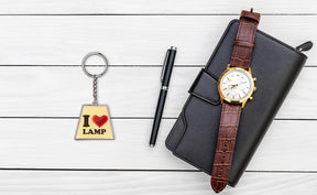 Anchorman The Legend of Ron Burgundy "I Heart Lamp" Keychain