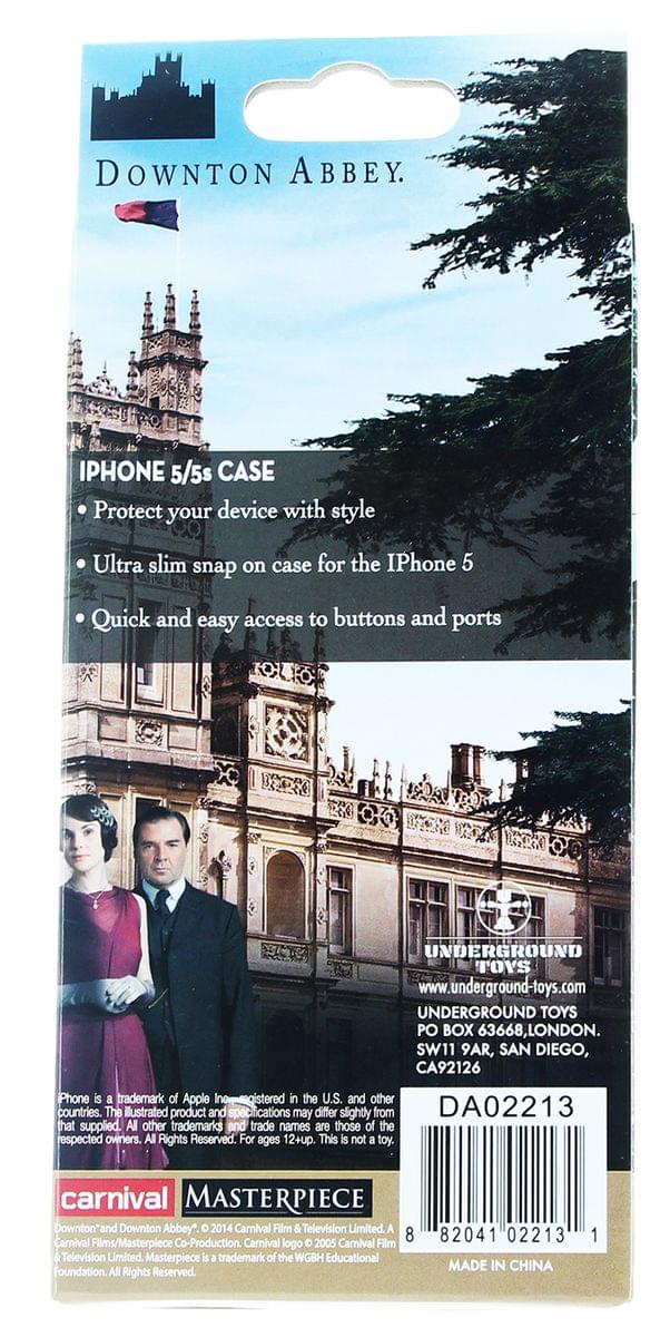 Downton Abbey iPhone 5/5s Hard Snap Case: Purple Abbey Silhouette