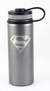 DC Superman Logo 18oz Stainless Steel Water Bottle