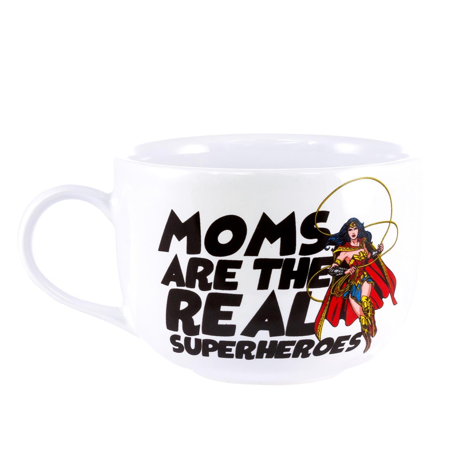 Wonder Woman Superhero Mom 15oz Ceramic Latte Mug