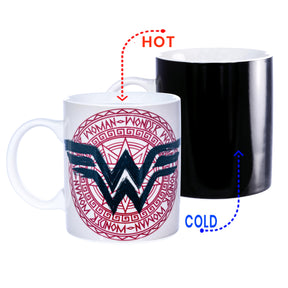 DC Comics Wonder Woman 11oz Heat Reveal Medallian Art Mug