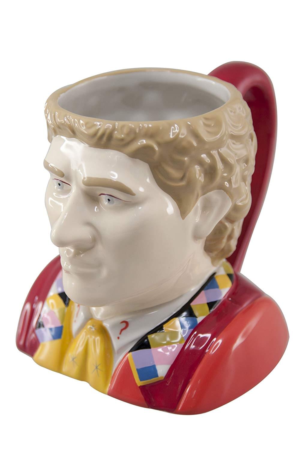 Doctor Who 6th Doctor Colin Barker Ceramic 3D Toby Jug Mug