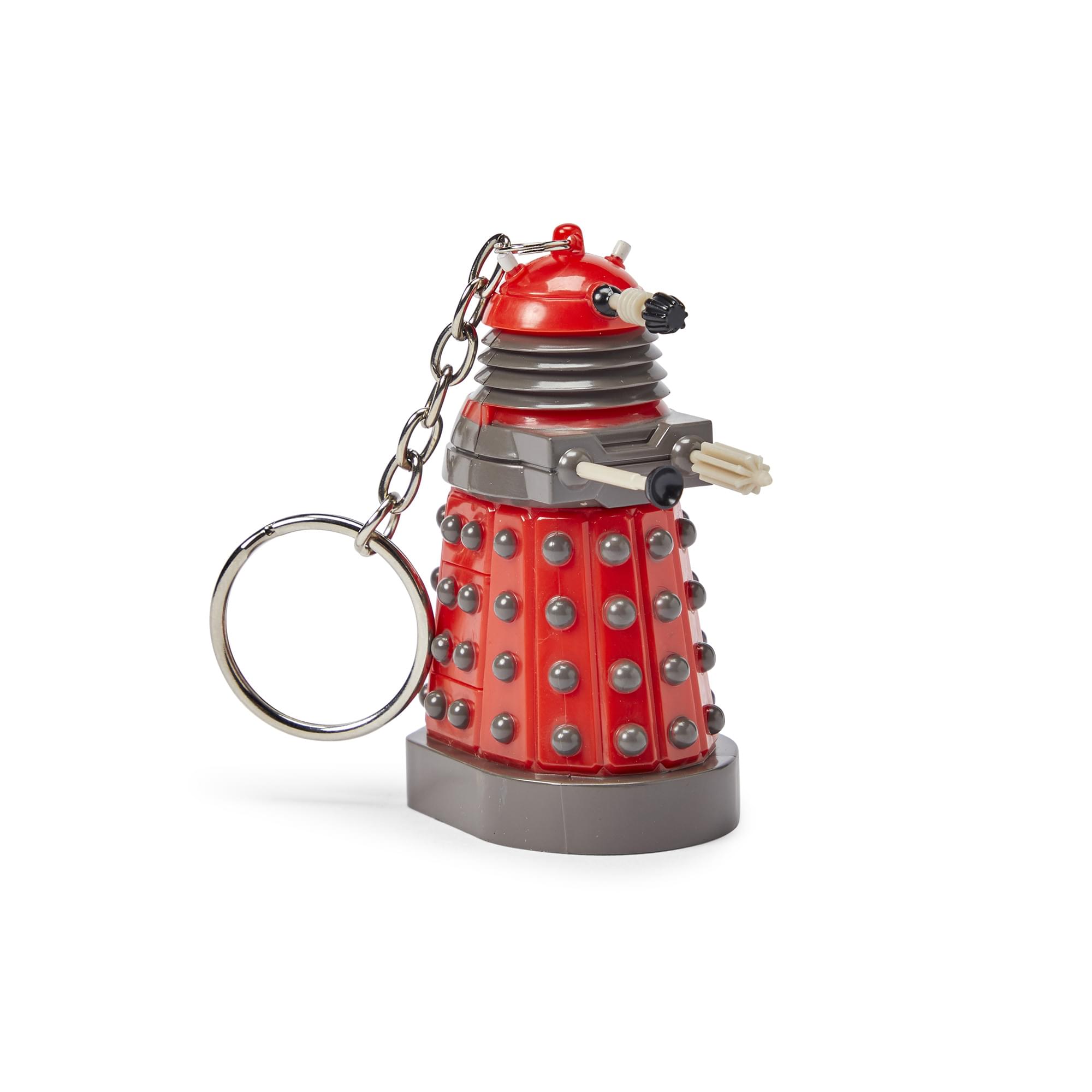 Doctor Who Red Dalek Keychain Flashlight