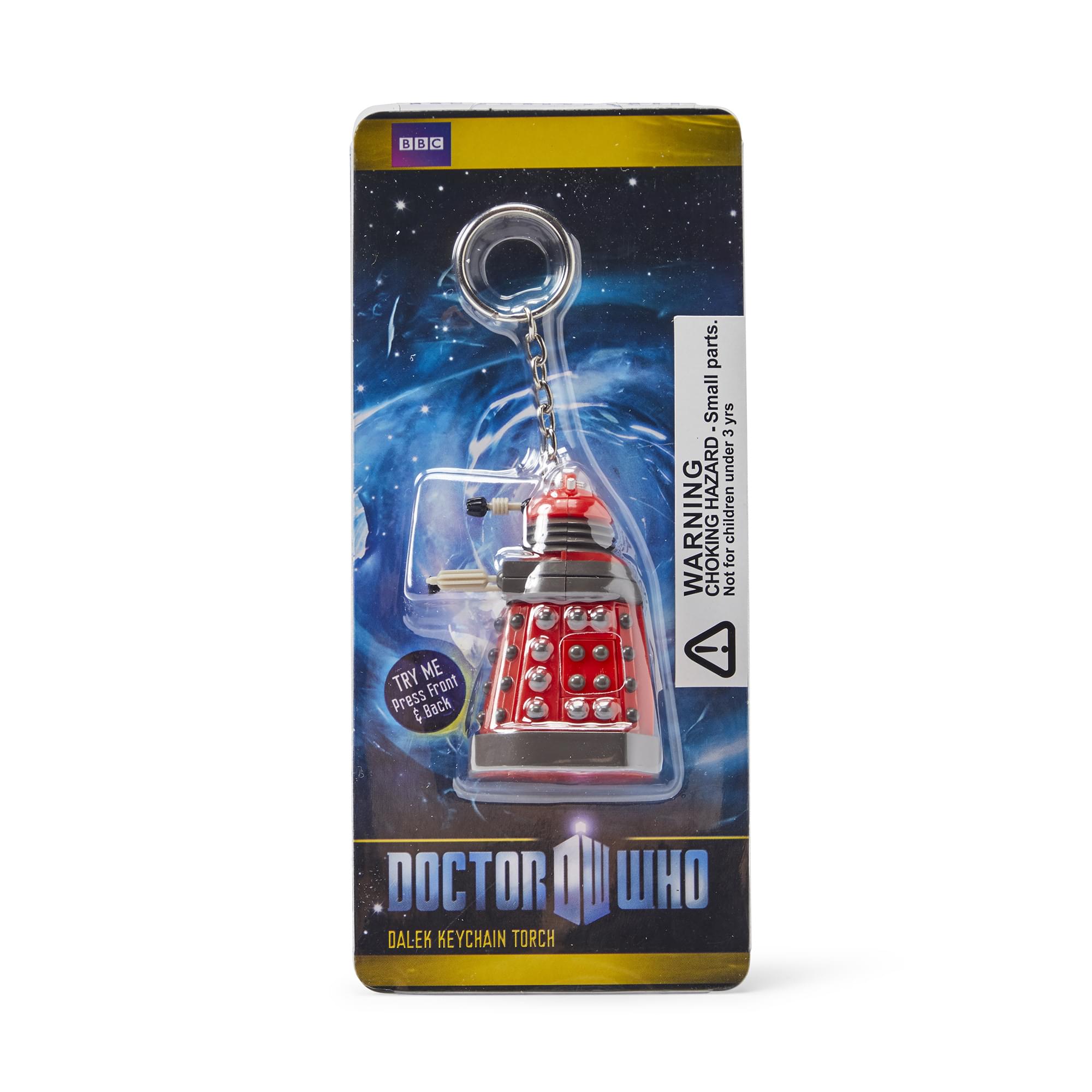 Doctor Who Red Dalek Keychain Flashlight