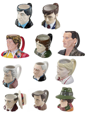 Doctor Who Ceramic Mug Collector's Set Of 11