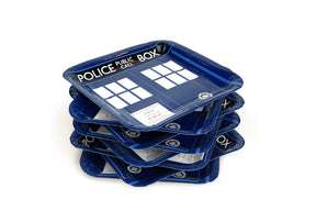 Doctor Who 9" TARDIS Square Paper Plates, Set of 8