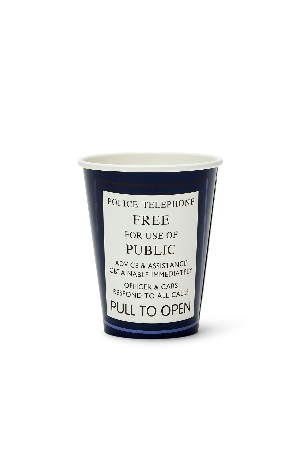 Doctor Who 9oz TARDIS Paper Cups, Set of 8 | Free Shipping