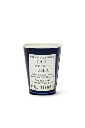 Doctor Who 9oz TARDIS Paper Cups, Set of 8