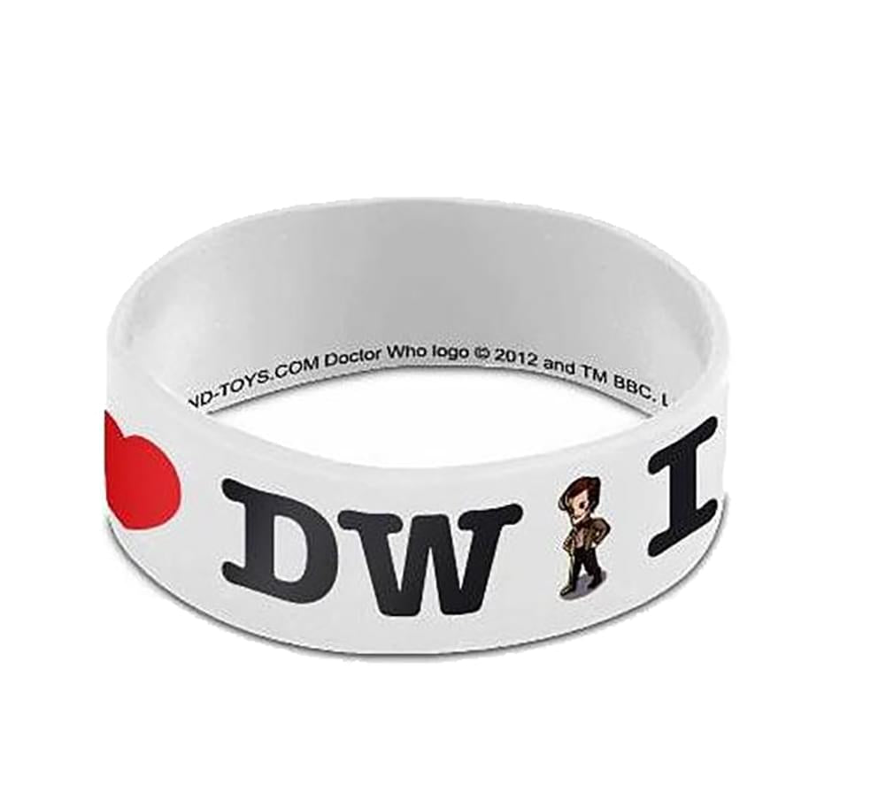 Doctor Who Rubber Wristband I Heart The Doctor