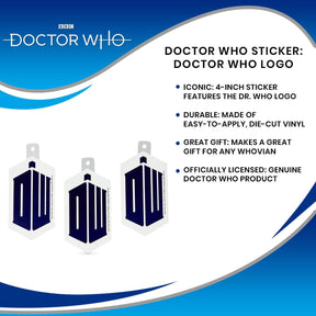 Doctor Who Sticker: Doctor Who Logo
