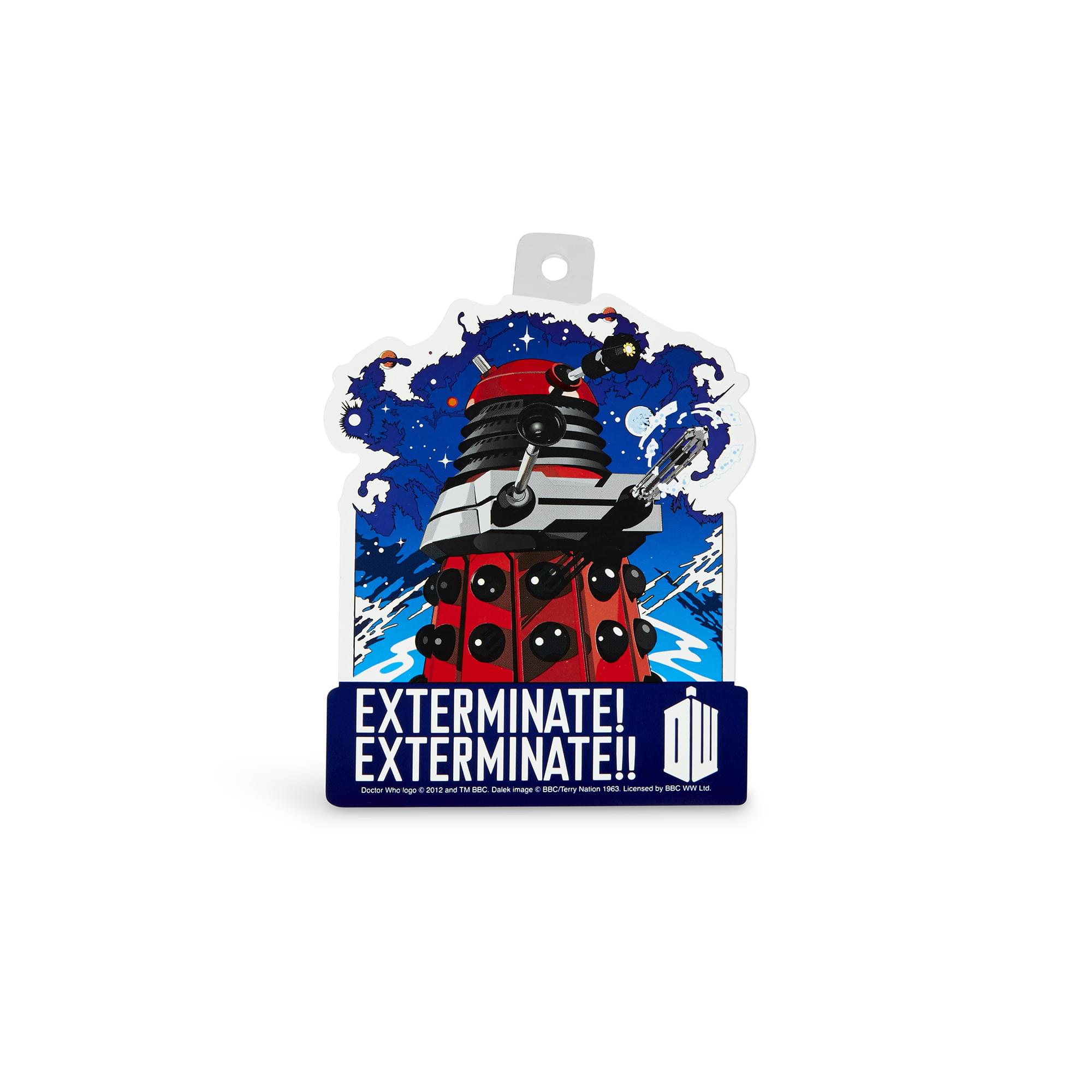 Doctor Who Sticker: Exterminate