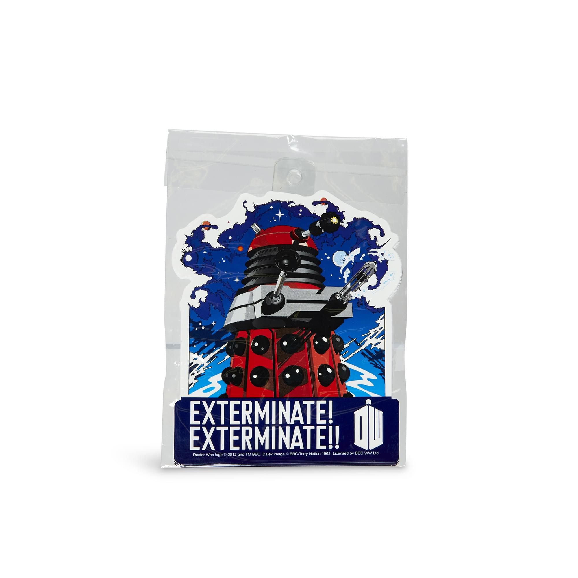 Doctor Who Sticker: Exterminate