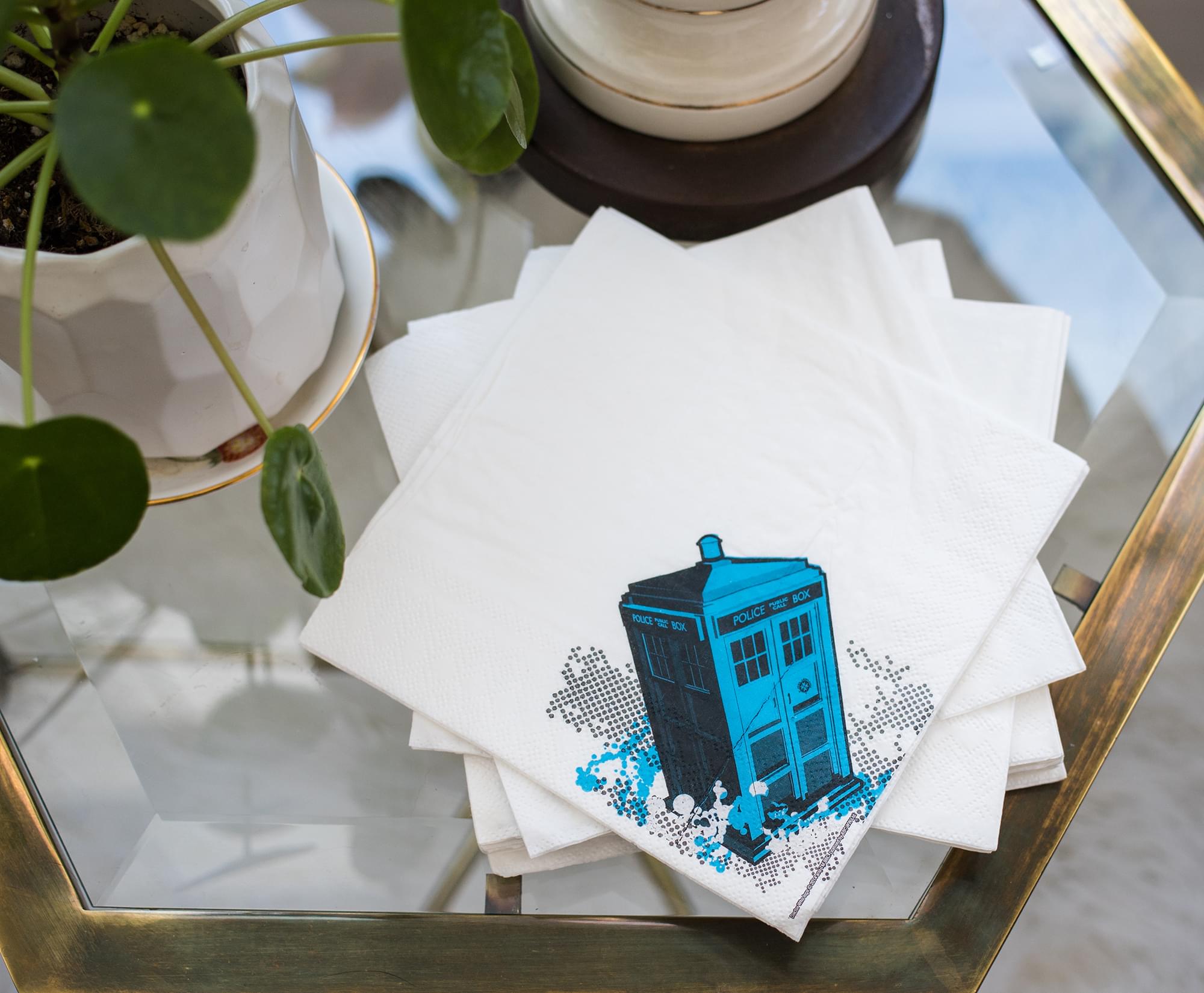 Doctor Who TARDIS Anthony Dry Napkin Set