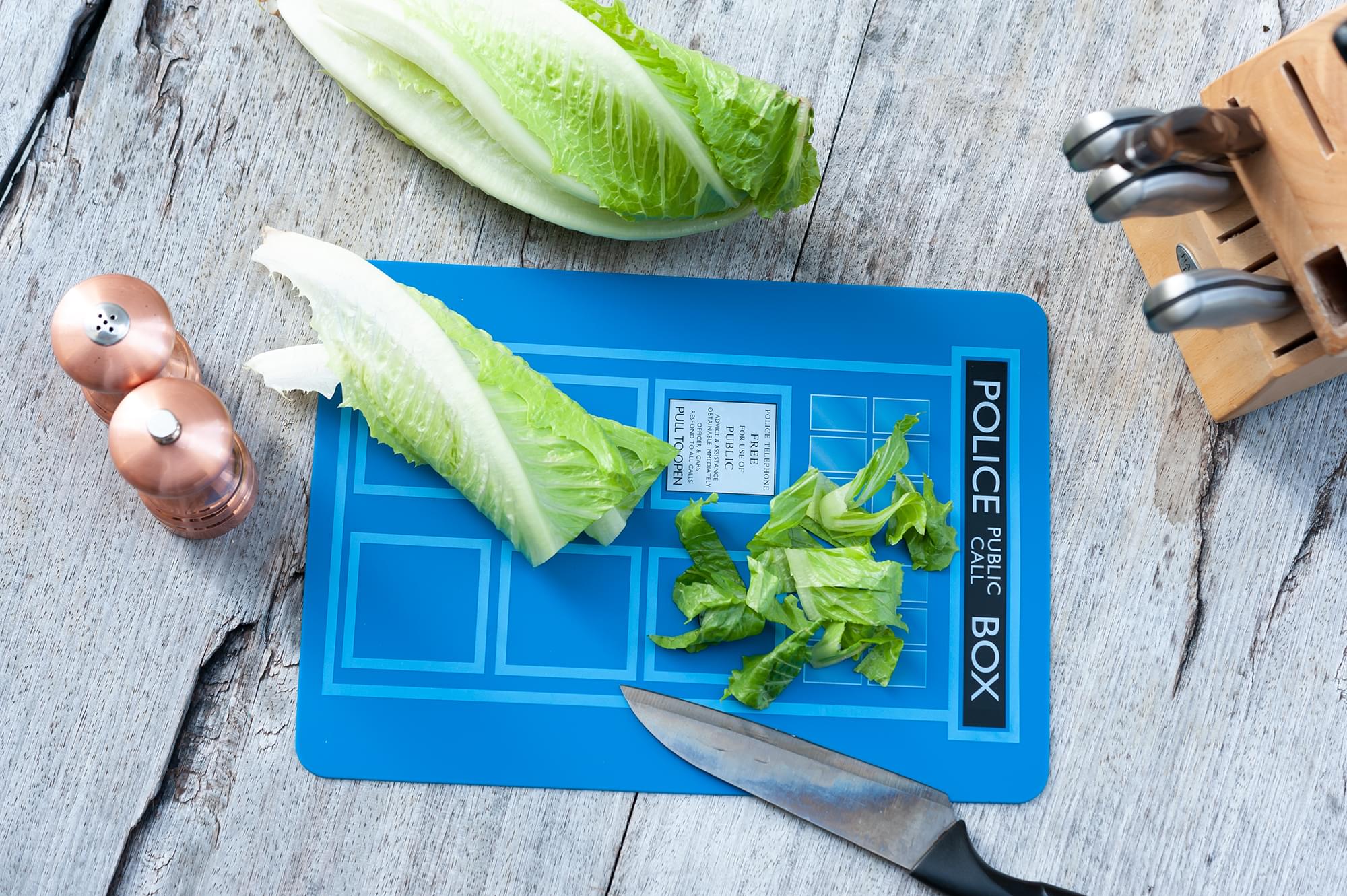 Doctor Who TARDIS Cutting Board