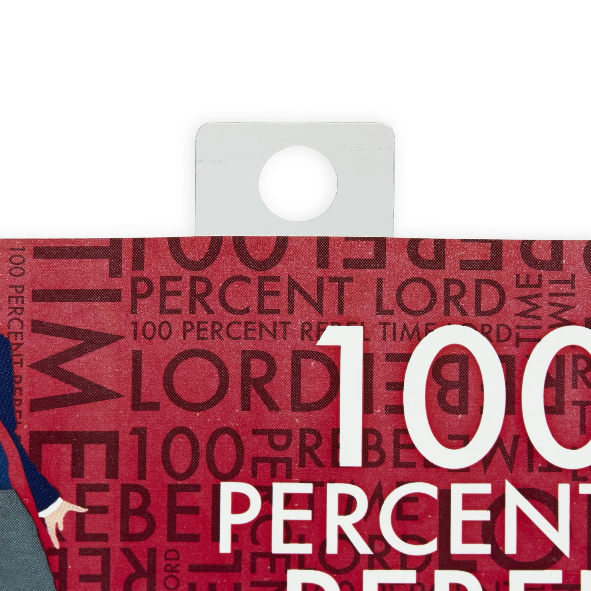 Doctor Who Sticker "100% Rebel Time Lord"