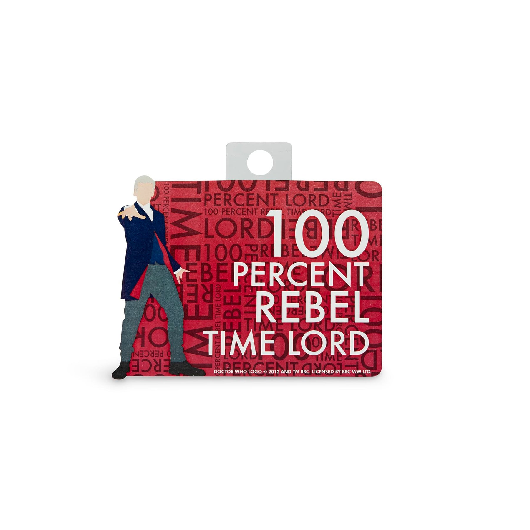 Doctor Who Sticker "100% Rebel Time Lord"