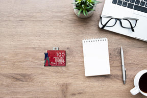 Doctor Who Sticker "100% Rebel Time Lord"