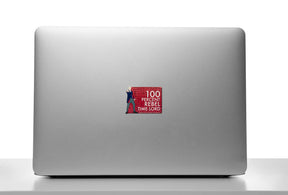 Doctor Who Sticker "100% Rebel Time Lord"
