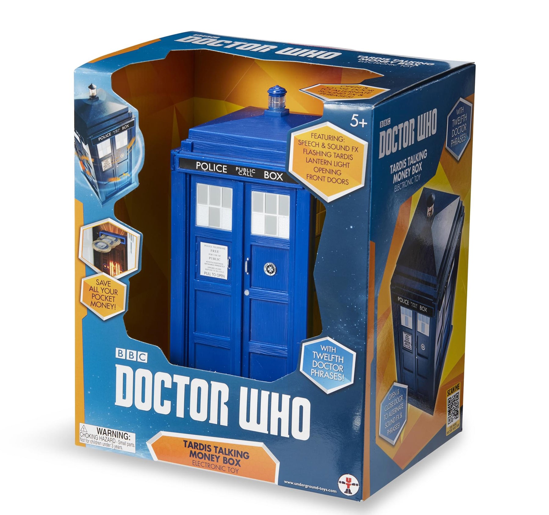 Seven20 Doctor Who TARDIS Electronic Spin And Fly Vehicle