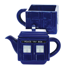 Doctor Who Tea-4-One Stacking TARDIS Teapot & Cup Set