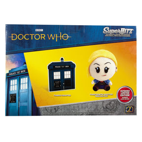 Doctor Who Super Bitz 13th Doctor Plush And Tardis Coaster Set -Limited Edition
