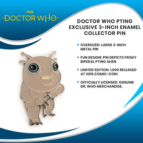 Doctor Who Pting Exclusive 3-Inch Enamel Collector Pin Toynk Exclusive